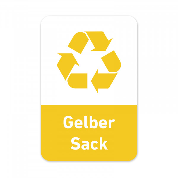Gelber Sack Recycling Logo