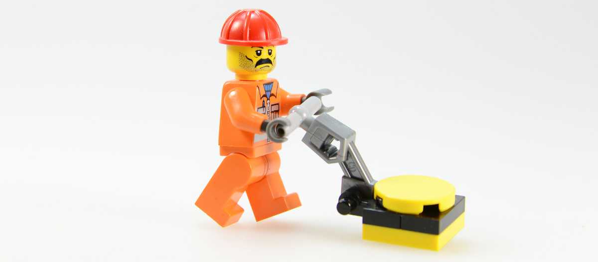 Baureinigung Lego